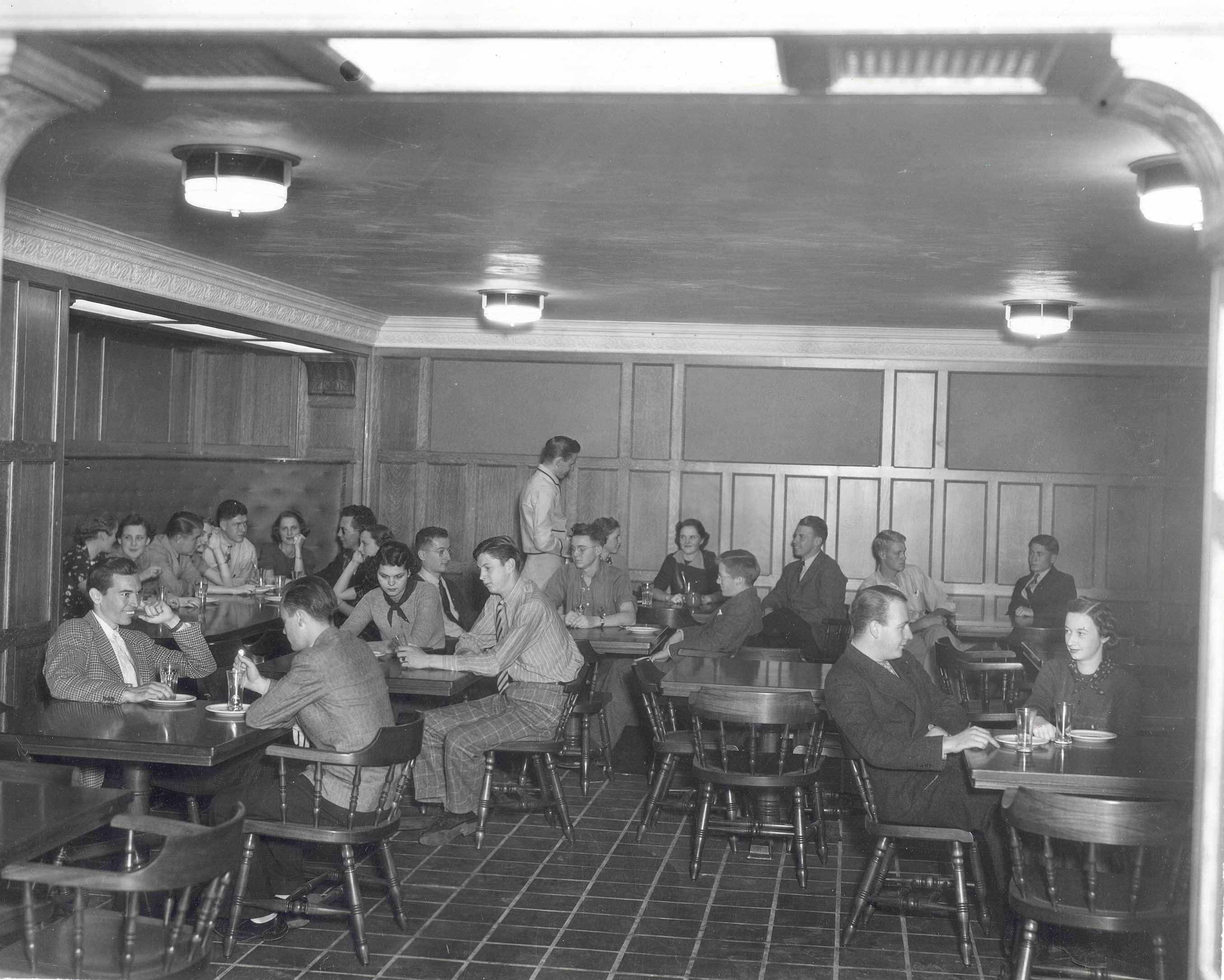 Lennox interior in the late 1930s as the student union <span class="cc-gallery-credit"></span>